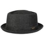 Wool Pork Pie Hat by Stetson anthracite