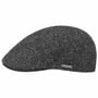 Texas Classic Wool Flat Cap by Stetson dark grey