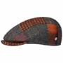 Capri Merino Patchwork Flat Cap by Lierys grey