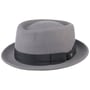 Crushable Pork Pie Hat by Lierys grey