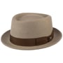 Crushable Pork Pie Hat by Lierys beige