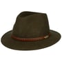 Casual Light Traveller Wool Felt Hat by Lierys olive