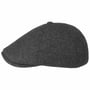 Rapallo Mélange Men’s Flat Cap by Lipodo anthracite