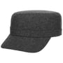 Herringbone Army Cap by Lipodo black-grey