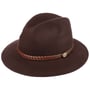 Outdoor Traveller Wool Felt Hat by Lipodo brown