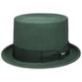 Wool Felt Top Hat by Lipodo dark green