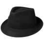 Uni Trilby Wool Felt Hat by Lipodo black
