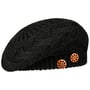 Jil Knit Beret with Buttons by Lierys black