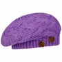 Jil Knit Beret with Buttons by Lierys purple