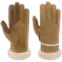 Sheepskin Touch Leather Gloves by UGG beige