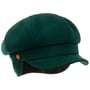 Camilla Newsboy Cap with Ear Flaps by Mayser dark green