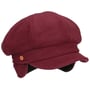 Camilla Newsboy Cap with Ear Flaps by Mayser bordeaux