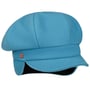 Camilla Newsboy Cap with Ear Flaps by Mayser blue