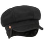 Camilla Newsboy Cap with Ear Flaps by Mayser black