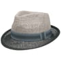 Twotone Trilby Straw Hat by Lipodo black-grey