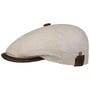 City Leather Piping Linen Cap by Lierys nature-brown