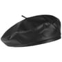 Faux Leather Beret by Lipodo black