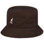 Washed Bucket Hat by Kangol dark brown