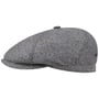 Milner Silk Flat Cap by Stetson blue-beige