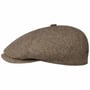Milner Silk Flat Cap by Stetson beige-brown