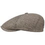 Milner Silk Flat Cap by Stetson beige-black