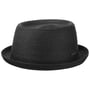 Dawson Pork Pie Straw Hat by Stetson black