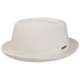 Dawson Pork Pie Straw Hat by Stetson white