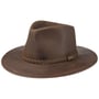 Buffalo Leather Western Hat by Stetson dark brown
