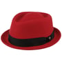 Classic Pork Pie Wool Felt Hat by Lierys red