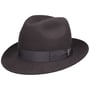 Marengo Fur Felt Bogart Hat by Borsalino dark grey
