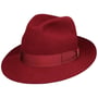 Marengo Fur Felt Bogart Hat by Borsalino bordeaux