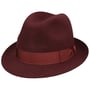 Marengo Trilby Fur Felt Hat by Borsalino bordeaux