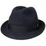 Marengo Trilby Fur Felt Hat by Borsalino blue