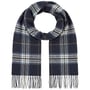 Checked Cashmink Scarf by Lipodo navy