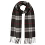 Checked Cashmink Scarf by Lipodo black