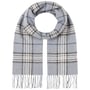 Checked Cashmink Scarf by Lipodo light blue