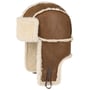 Highfly Leather Trapper Hat by Lierys brown