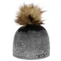 Dip Dye Lux Crystal Beanie by Eisbär black