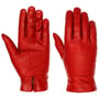 Classic Nappa Leather Women’s Gloves by Caridei red