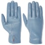 Classic Nappa Leather Women’s Gloves by Caridei light blue
