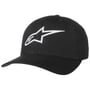 Ageless Curved Flexfit Cap by alpinestars black-white