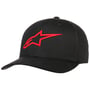 Ageless Curved Flexfit Cap by alpinestars black-red