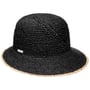 Jalima Raffia Straw Hat by Seeberger black