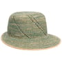 Jalima Raffia Straw Hat by Seeberger mint green
