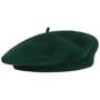 Beret with Cashmere by Barascon dark green
