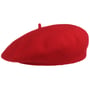 Beret with Cashmere by Barascon red