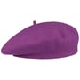 Beret with Cashmere by Barascon purple