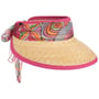 Summer Mood Straw Visor by Lierys fuchsia