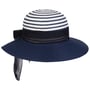 Striped Crown Floppy Hat by Lipodo navy