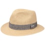 Nark Traveller Toyo Straw Hat by Stetson beige-mottled